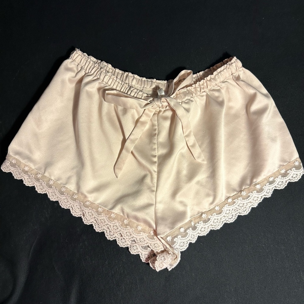 Vintage silky pajama shorts